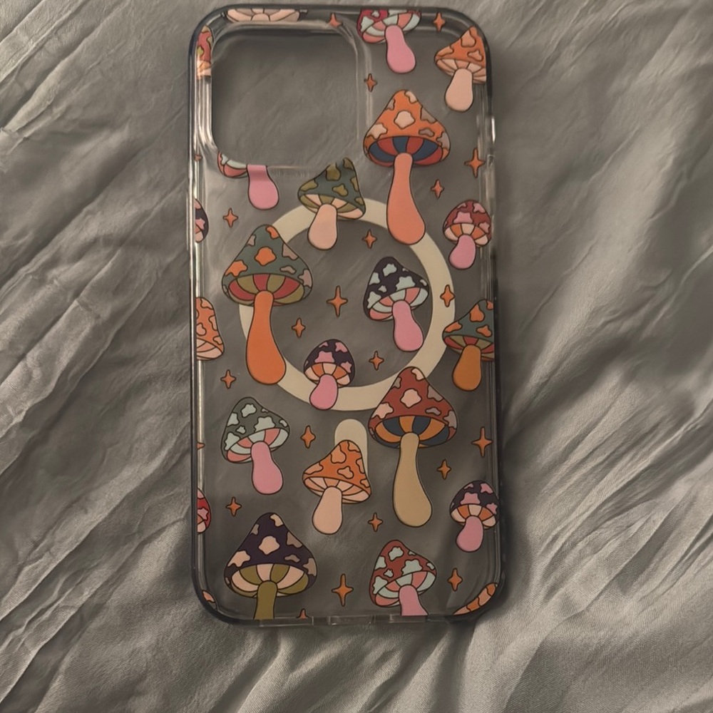 Colorful Mushroom Pattern Phone Case